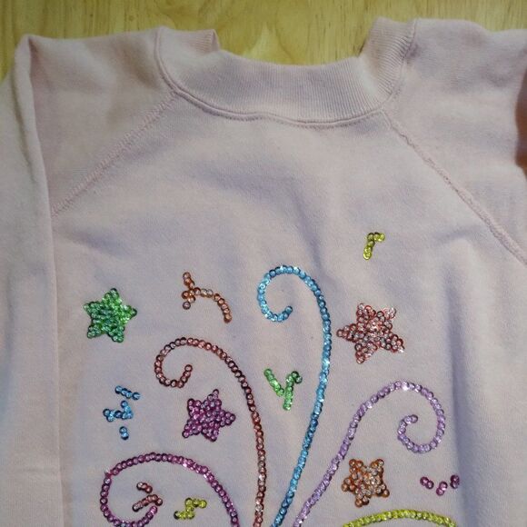 Vintage Star Celebration Flourish Sequins Crewneck - Picture 3 of 9